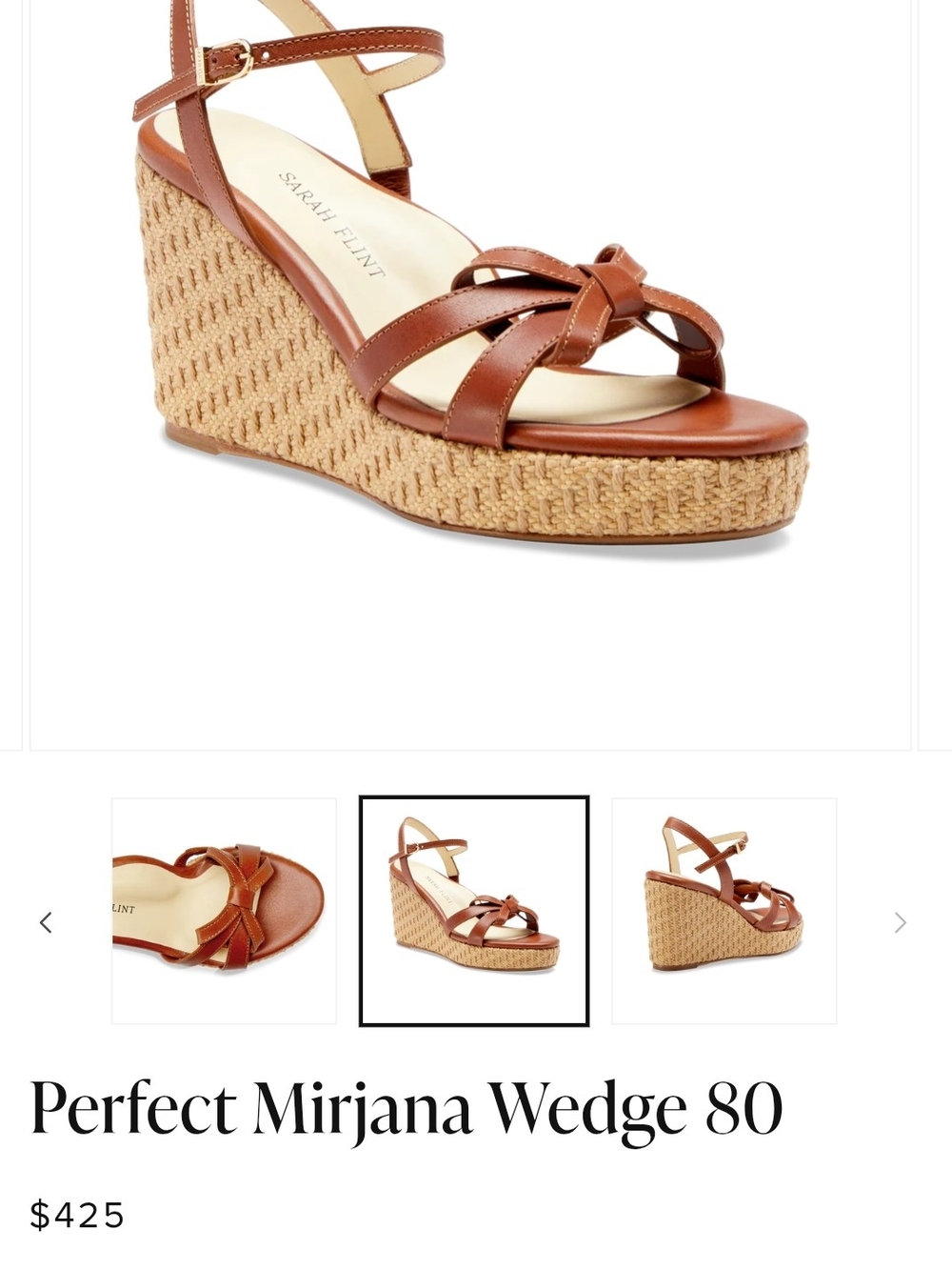Sarah Flint Perfect Mirjana Wedge 80 - Picture 2 of 7